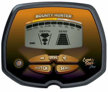 Metalldetektor Bounty Hunter Lone Star Pro bedienelement